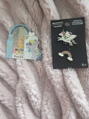 Loungefly Enamel Pin Hello Kitty & My Little Pony